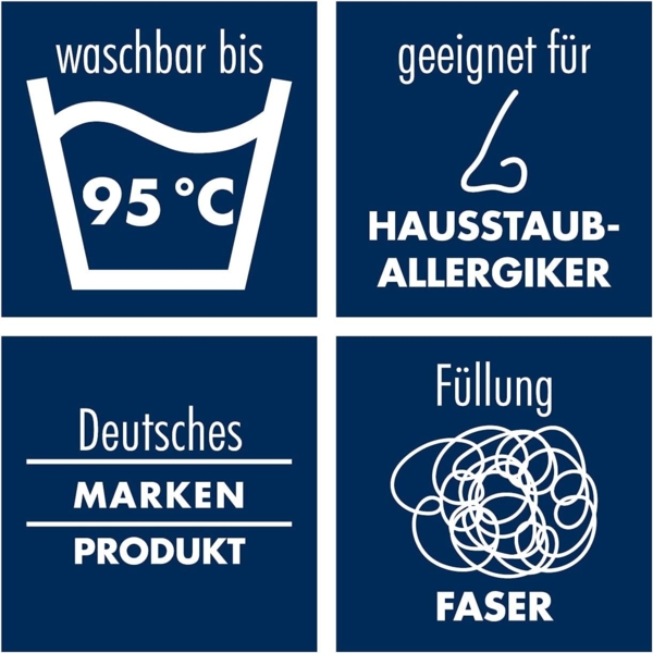 Badenia Bettcomfort Irisette Edition Steppbett 4-Jahreszeiten, 155x200 cm, weiß Bild 6