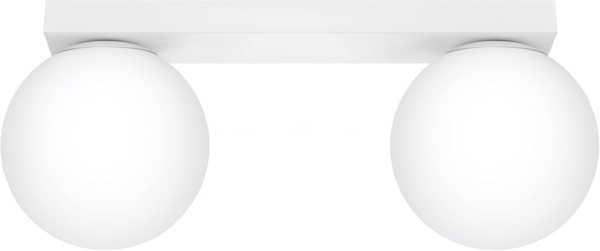 SOLLUX SL. 1147 Deckenleuchte YOLI 2XG9 12W Stahl weiß L:34. 5cm B:12cm H:14. 5cm dimmbar