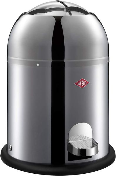 Wesco Mini Master Kosmetik-Treteimer, Abfalleimer, Mülleimer, Kosmetikeimer, Edelstahl, Edelstahl, 6 L, 180114-41