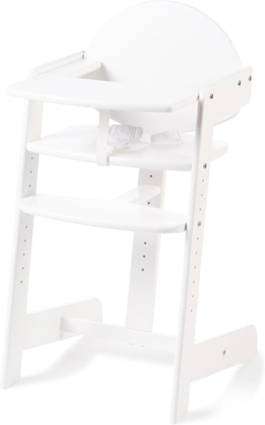Geuther Hochstuhl FILOU UP, inkl. Tisch, Sicherheitsgurt, hohe Lehne, Weiß