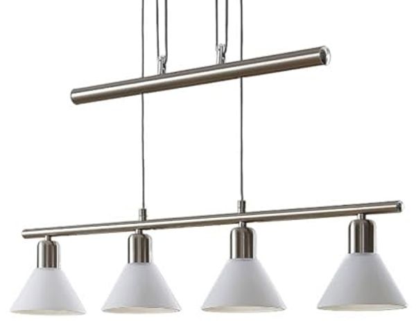 Lindby Hängeleuchte Delira, Metall, Alu IP20, 4 x 40 W