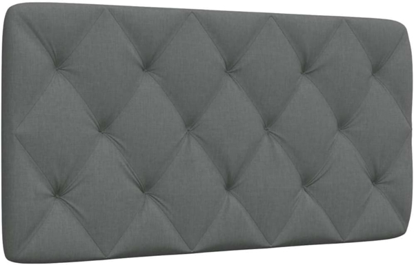 vidaXL Bett Kopfteil-Kissen Dunkelgrau 100 cm Stoff (1-tlg)