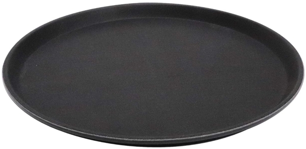 APS Serviertablett Gastro Fiberglas Ø35,5cm schwarz