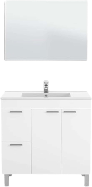 Easy Home Badschrank 2 tlg. Set Atena B8 weiß