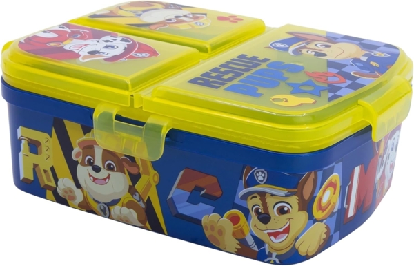 Paw Patrol Kinder Brotdose XL Lunchbox mit 3 Fächern & tollem Design