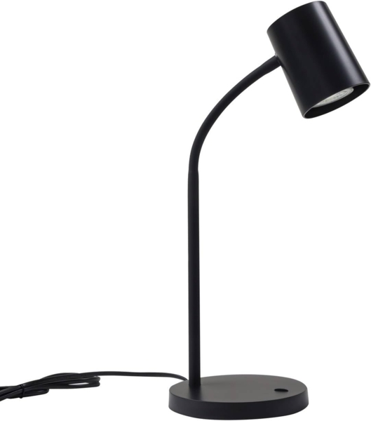 Lindby Schreibtischlampe Radka, Kunststoff Schwarz IP20, 1 x 10 W LED