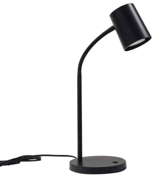 Lindby Schreibtischlampe Radka, Kunststoff Schwarz IP20, 1 x 10 W LED
