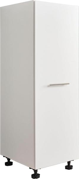 Stauraumschrank >LAUNDREEZY< in weiß, Holzwerkstoff - 50x162x67,5cm (BxHxT)