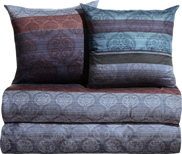 Erwin Müller Bettwäsche Bettwäsche Sparpaket 4-tlg, Mako-Satin, 4 teilig, Streifen