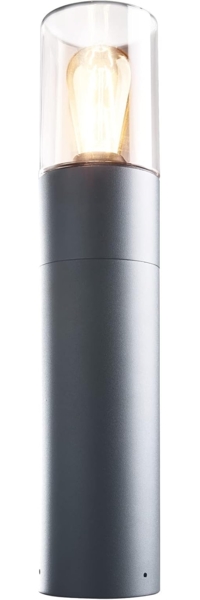 Heitronic Nr. 500671-HE Sockelleuchte Outdoor Santorin anthrazit E27 IP54 50cm Bild 5