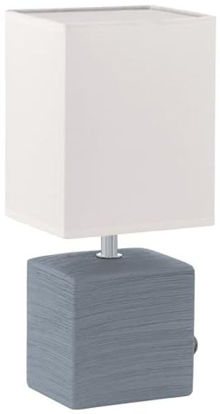 Eglo 93044 Tischleuchte MATARO grau, E14 max. 1X40W