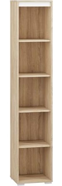 Standregal ""Avo"" Bücherregal 40cm Sonoma Eiche weiß anthrazit