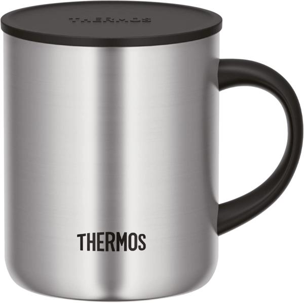 THERMOS 'Longlife Mug' Isoliertrinkbecher, Edelstahl matt, silber, 350 ml