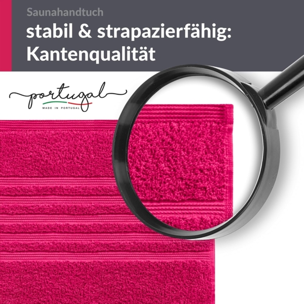 Lashuma Saunatuch London, Frottee (1-St), Badetuch extra lang 85x220 cm, Handtuch Wellness Bild 8