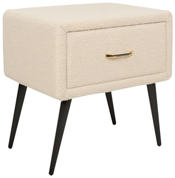 Nachttisch FLAYAT Bouclé Beige