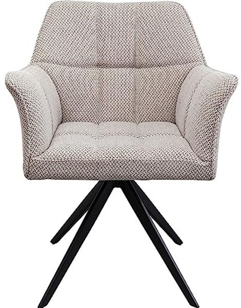 Kare Drehstuhl Thinktank Grau Esszimmerstuhl, Metall, 83 x 65 x 56 cm