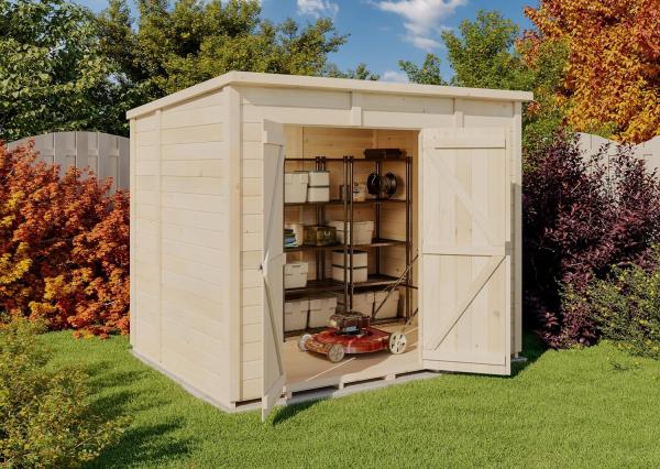 Storehaus Gerätehaus Sepp Gerätehaus aus Holz Geräteschrank mit 12 mm Wandstärke Gartenhaus