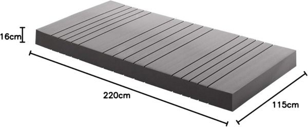Betten-ABC KSP-Spezial Die Sondermaß-Matratze mit 7 Zonen, ideal für Wohnwagen und Wohnmobile, Größe: 115x220, Härtegrad: H3 Bild 2