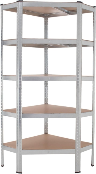 Eckregal 180x75x30 cm Schwerlastregal Steckregal Lagerregal Kellerregal 875 kg Traglast