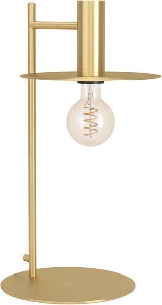 Eglo 900734 Tischleuchte ESCANDELL Stahl messing-gebürstet E27 1X40W L:22cm B:23cm H:47cm mit Kabelschalter