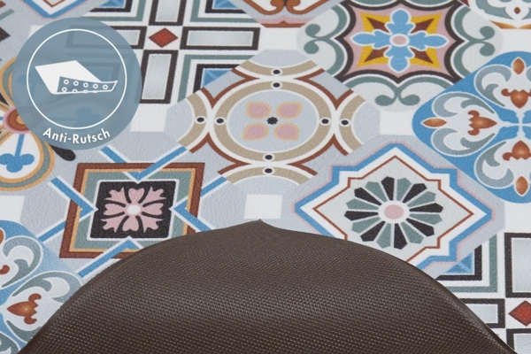 Andiamo Vinylteppich Marrakesch, rechteckig, Höhe: 5 mm, abwischbar, rutschhemmend, Fliesen oder Beton Design, auch als Läufer Bild 5