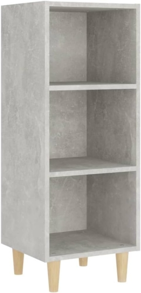Sideboard Betongrau 34,5 x 32,5 x 90 cm Holzwerkstoff [812379]