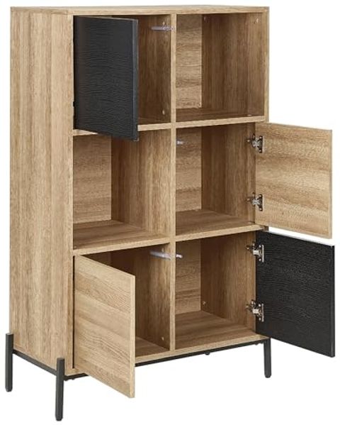 Bücherschrank MOINES Heller Holzfarbton Bild 5