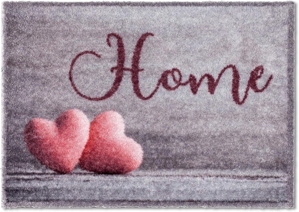 ASTRA Fußmatte Pure & Soft, rechteckig, Höhe: 7 mm, Schmutzfangmatte, mit Spruch, waschbar