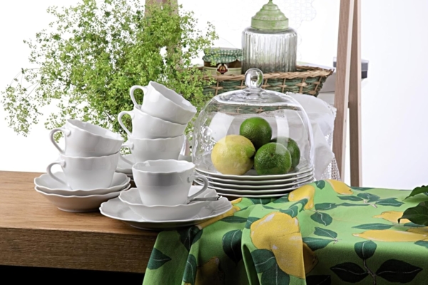 Kaffee-Untertasse Spiegel Maria Theresia Weiss Hutschenreuther Kaffeetasse - Mikrowelle geeignet, Spülmaschinenfest Bild 3