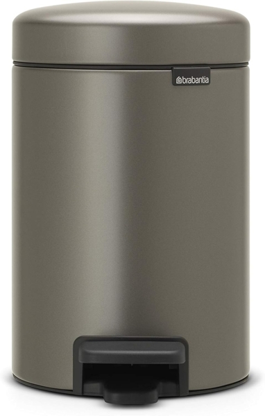 Brabantia 'NewIcon' Treteimer, Platinum, 3 Liter