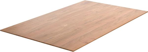 Esstischplatte Edge 140x90cm Akazie Natur Schweizer Kante