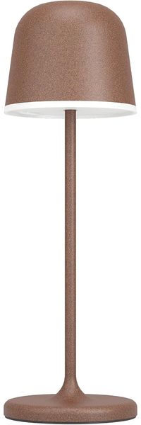 Eglo 900459 LED Tischleuchte MANNERA Alu, Stahl rostbraun 2,2W H:34cm Ø11cm 3000K IP54 mit Touchdimmer