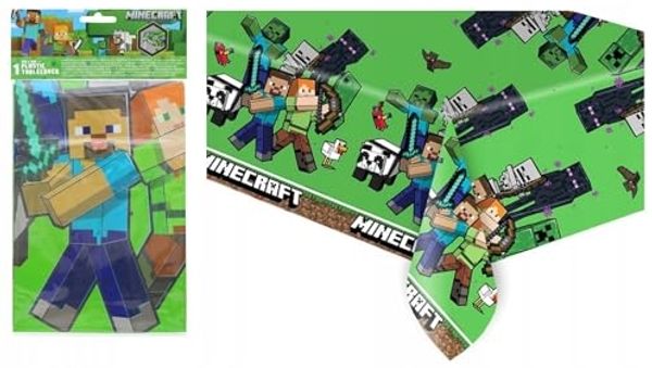 Minecraft Plastik-Tischdecke