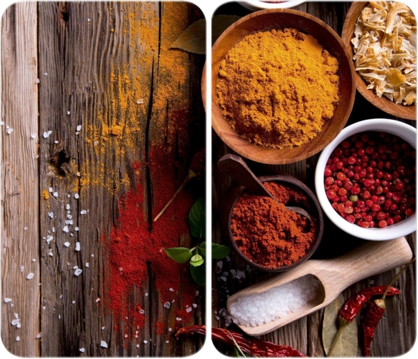 WENKO Herdabdeckplatte Universal Gewürze 2er Set