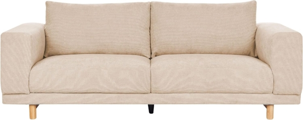 3-Sitzer Sofa Cord beige NIVALA