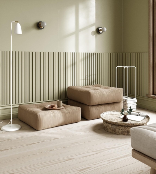 Karup Design MORE Pouf Olive Green Bild 3