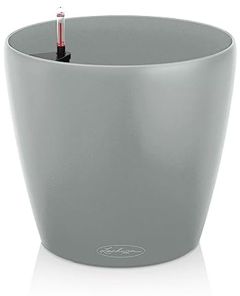 Lechuza Pflanztopf Classico Eco 28 cm Kunststoff hellgrau