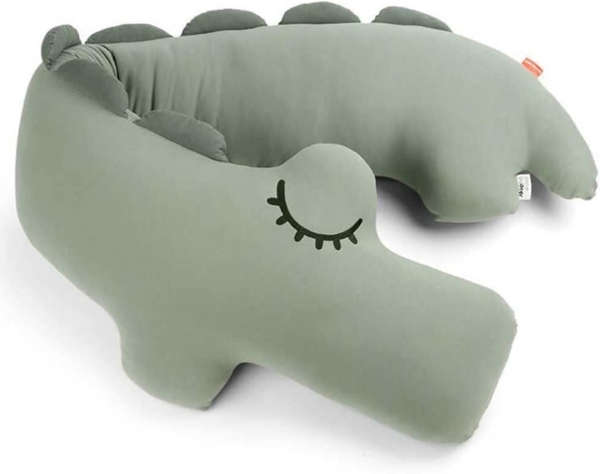 Done by Deer Comfy Croco Kissen Green Grün