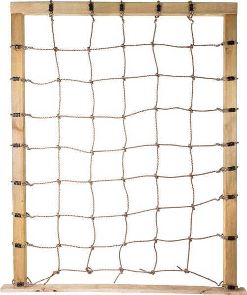 Legler small foot Kletternetz mit Achterhaken, Kletter Netz, Klettern, Garten Spielzeug, Kinder, 11876