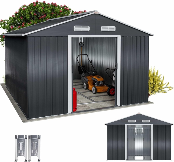 GARDEBRUK® XXXL Gerätehaus mit Fundament Kantenschutz