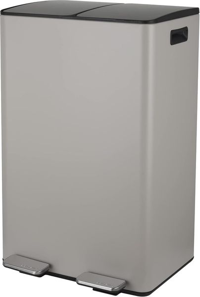 Treteimer Aliya - Taupe matt 2x30 Liter