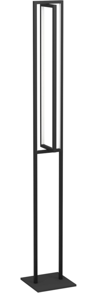 Eglo 900469 Stehleuchte SIBERIA Stahl schwarz LED 34W 3000-6500K L:20cm B:16cm H:133cm dimmbar mit Fernbedienung