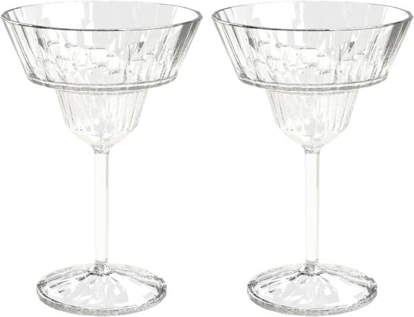 Koziol Superglas Club No. 16 2er Set, Cocktailbecher, Kunststoff, Crystal Clear, 250 ml, 4481535