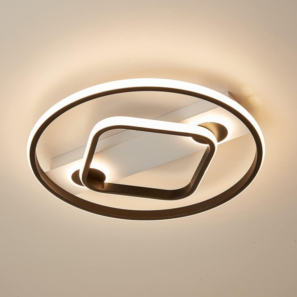 Euroton LED Deckenleuchte LED Deckenleuchte Fernbedienung Lichtfarbe einstellbar dimmbar Lampe, LED fest integriert, Deckenleuchte mit Fernbedienung Helligkeit: Dunkel-Hell, 10%-100% dimmbar. Lichtfarbe: kaltweiß-neutalweiß -warmweiß, 7000k-3000k stufe...