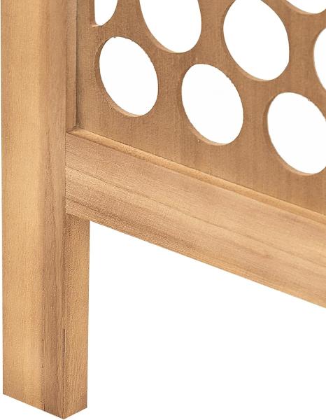 Raumteiler 4-teilig CERTOSA Heller Holzfarbton 163 cm 170 cm Bild 9