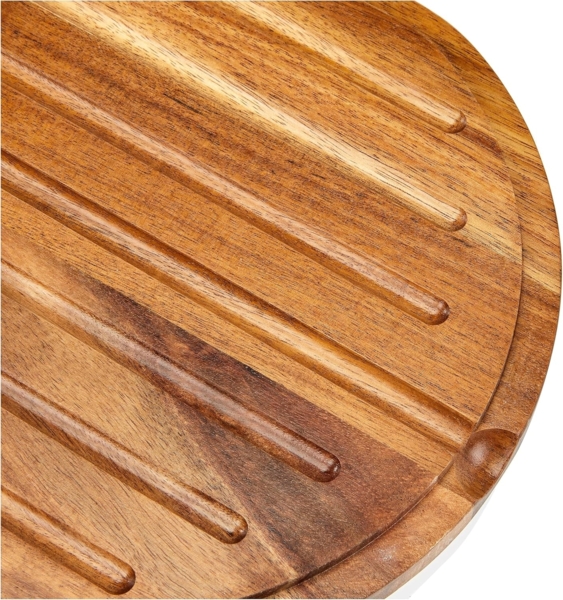 ECHTWERK Brotbox - weiß - aus Melamin mit Schneidebrett aus Akazienholz / Brotaufbewahrung Bild 4