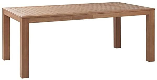 Gartentisch Holz Heller Holzfarbton MONSANO