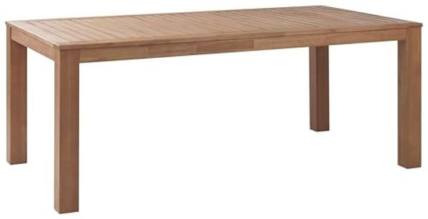 Gartentisch Holz Heller Holzfarbton MONSANO