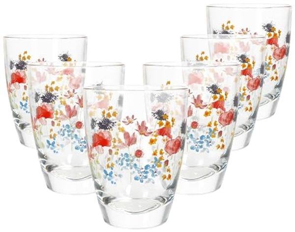 MamboCat Glas 6x Marie Trinkgläser 220ml Saft-Gläser Limo-Glas Wasser Softdrink, Glas