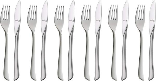 WMF Virginia Dessertbesteck-Set, 12-teilig, Cromargan protect® 3201112834